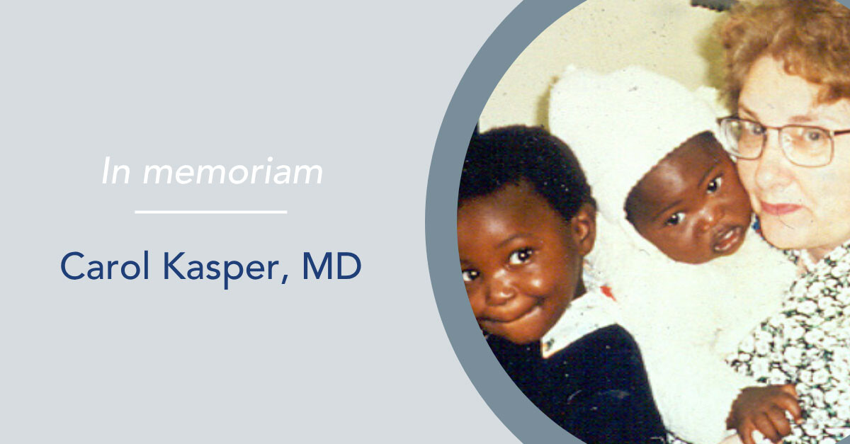 WFH mourns passing of Carol Kasper, a Lifelong Champion for the Global Bleeding Disorders Community