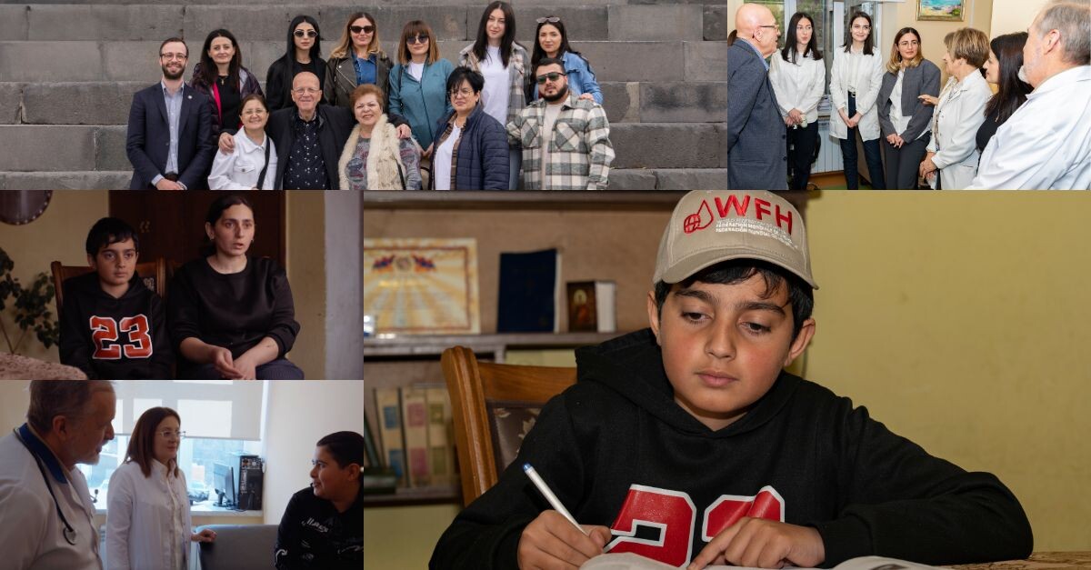 Improved care brings hope to Armenian families living with hemophilia