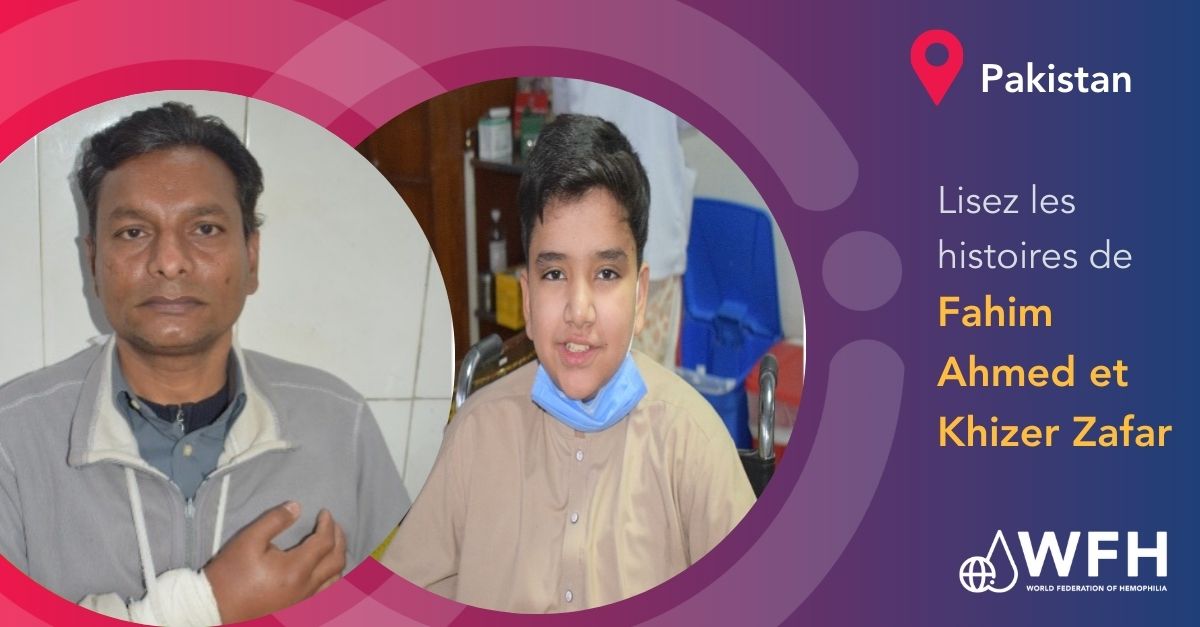 Un traitement qui a changé la vie de deux personnes vivant avec l'hémophilie au Pakistan grâce à la WFH