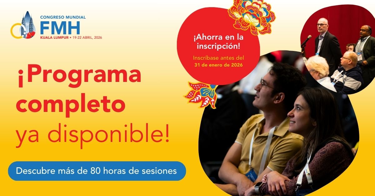 ¡Ya está disponible! Programa completo del Congreso Mundial 2026 de la FMH