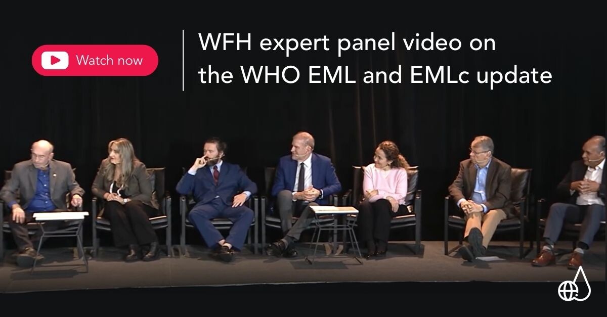 Watch it now: WFH expert panel video on the WHO EML and EMLc update