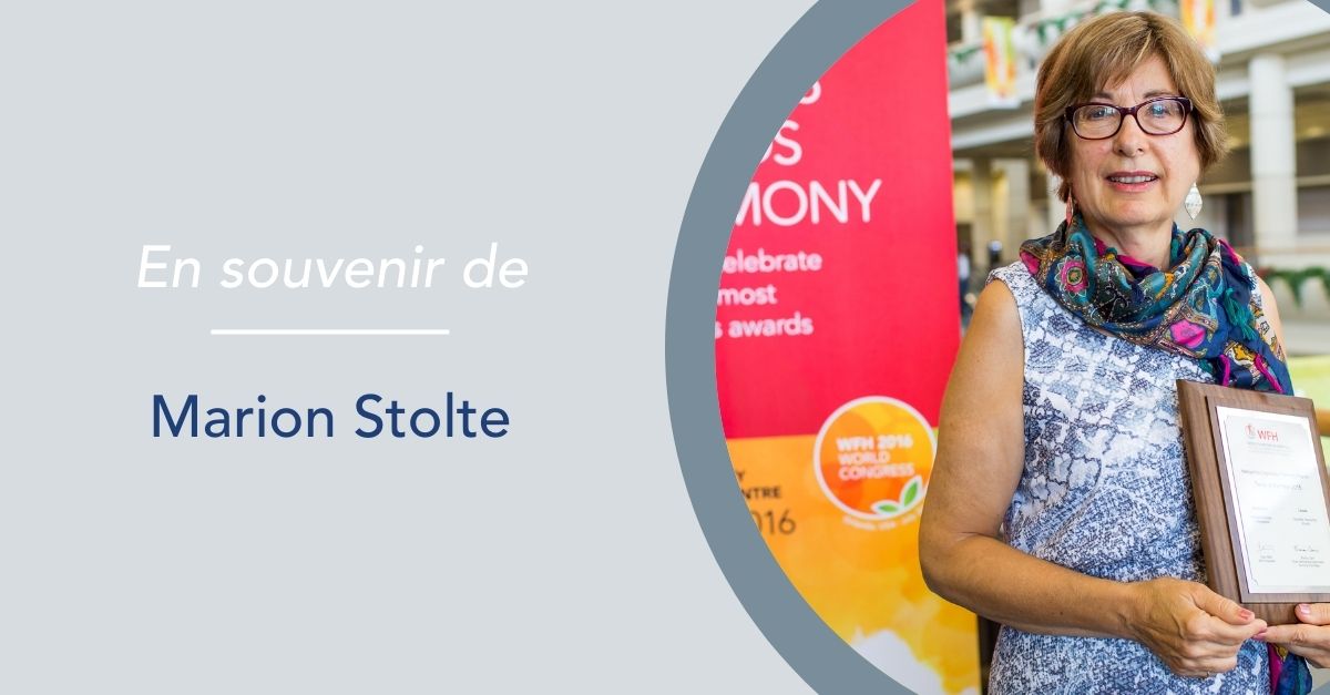 La FMH endeuillée par le décès de Marion Stolte