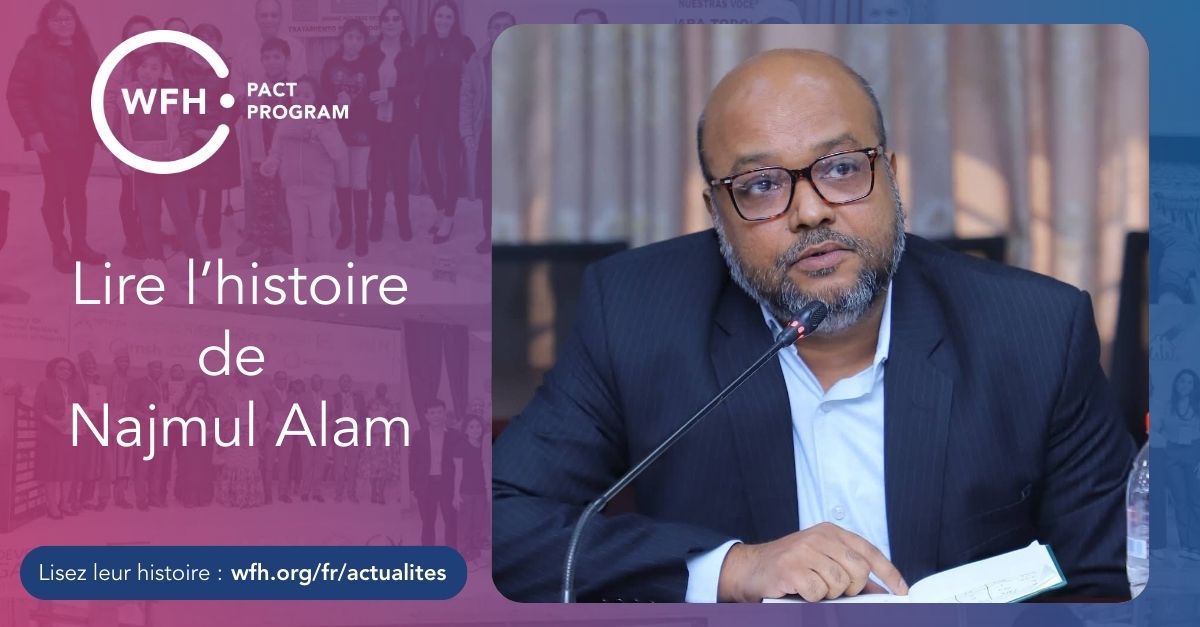 Académie de plaidoyer du programme PACT: Najmul Alam header