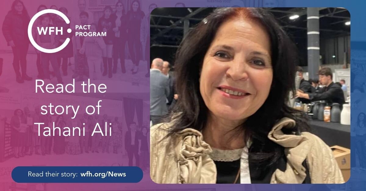 Voices of WFH PACT Advocacy Academy graduates: Tahani Ali, MD, lays a path for safer care in Syria