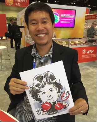 Ekawat caricature