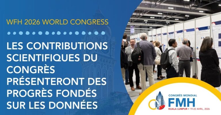 Les contributions scientifiques du Congrès présenteront des progrès fondés sur les données