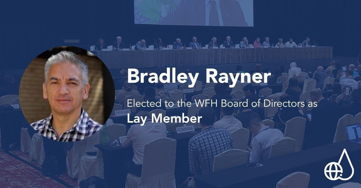 Bradley Rayner elected to board of directors as Lay Member