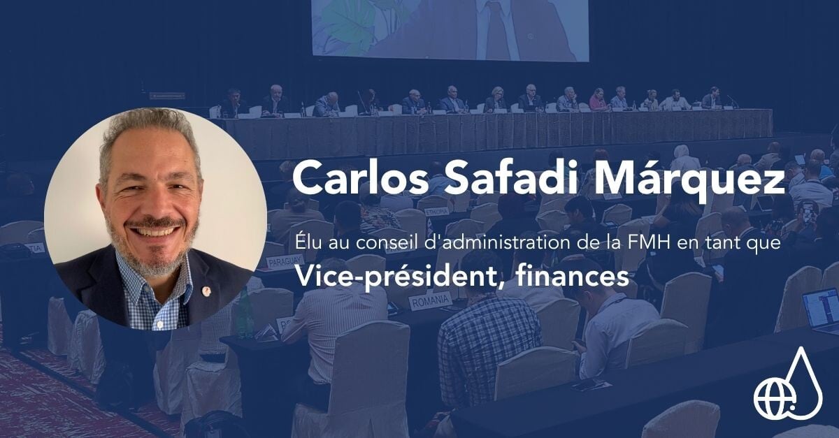 Carlos Safadi Márquez a été élu au conseil d'administration en tant que vice-président chargé des finances