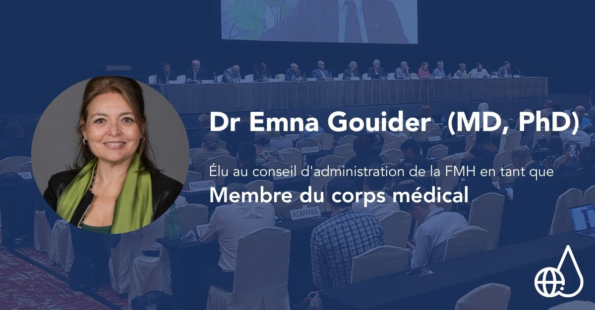 Emna Gouider, MD, élue au conseil d'administration en tant que membre médical