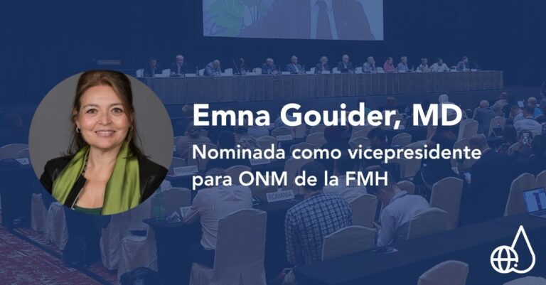 Eman Gouider Nominada como vicepresidente para ONM de la FMH