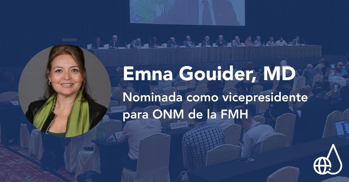 Eman Gouider Nominada como vicepresidente para ONM de la FMH