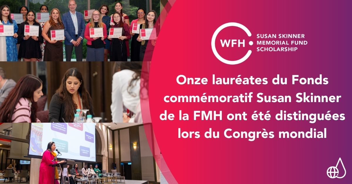 Onze lauréates du Fonds commémoratif Susan Skinner de la FMH ont été distinguées lors du Congrès mondial
