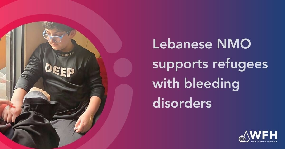 Lebanese NMO supports refugees with bleeding disorders