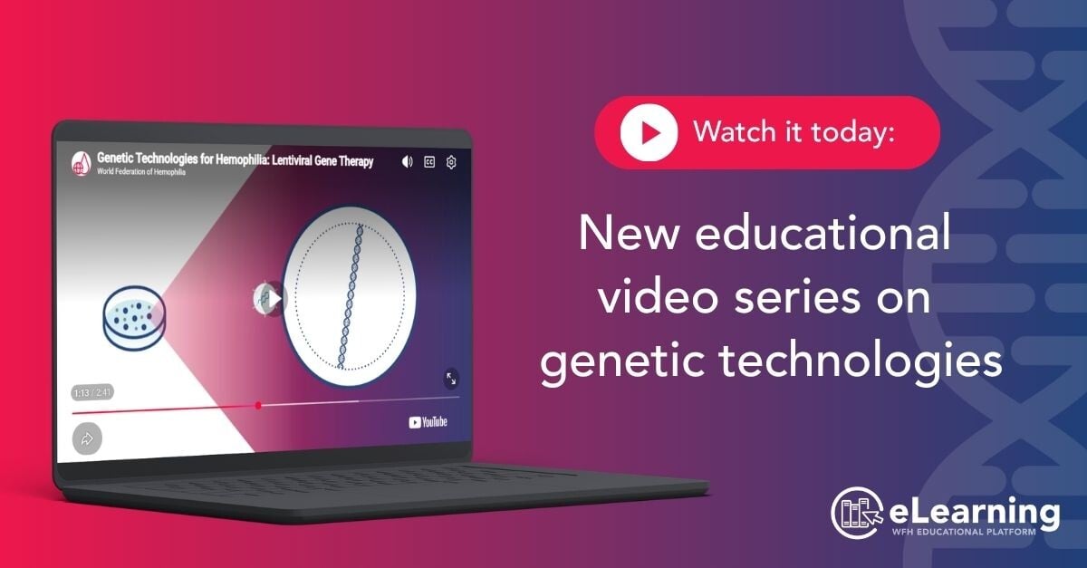 Genetic technologies for hemophilia video series released